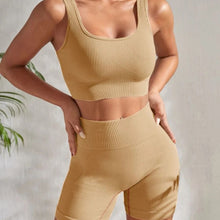 Load image into Gallery viewer, Yoga Clothes Shorts Sports Suit Women