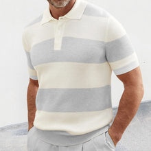 Load image into Gallery viewer, Mens Clothing Summer Fashion Lapel Sweater Short Sleeve Men Clothing Men Wears