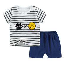 Load image into Gallery viewer, Summer Infant Newborn Baby Boy Clothes Children Clothing Set for Girls Kids T-Shirt Shorts 2PCS Outfits Cotton Casual Clothes