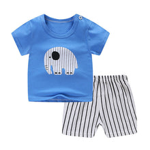 Load image into Gallery viewer, Summer Infant Newborn Baby Boy Clothes Children Clothing Set for Girls Kids T-Shirt Shorts 2PCS Outfits Cotton Casual Clothes