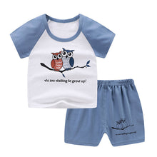 Load image into Gallery viewer, Summer Infant Newborn Baby Boy Clothes Children Clothing Set for Girls Kids T-Shirt Shorts 2PCS Outfits Cotton Casual Clothes