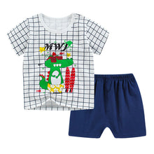 Load image into Gallery viewer, Summer Infant Newborn Baby Boy Clothes Children Clothing Set for Girls Kids T-Shirt Shorts 2PCS Outfits Cotton Casual Clothes