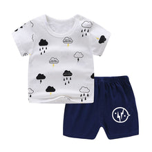 Load image into Gallery viewer, Summer Infant Newborn Baby Boy Clothes Children Clothing Set for Girls Kids T-Shirt Shorts 2PCS Outfits Cotton Casual Clothes