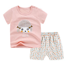 Load image into Gallery viewer, Summer Infant Newborn Baby Boy Clothes Children Clothing Set for Girls Kids T-Shirt Shorts 2PCS Outfits Cotton Casual Clothes