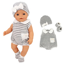 Load image into Gallery viewer, Doll Clothes Set Wool Jumpsuit Hat S