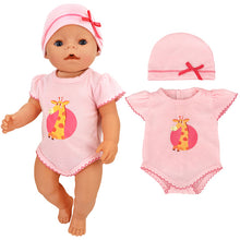 Load image into Gallery viewer, Doll Clothes Set Wool Jumpsuit Hat S