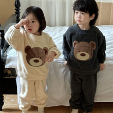 Load image into Gallery viewer, Children's Cartoon Warm Home Clothes Set