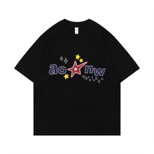 Load image into Gallery viewer, Letter XINGX Printed Short Sleeve Men Clothing Summer Casual