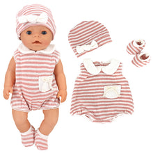Load image into Gallery viewer, Doll Clothes Set Wool Jumpsuit Hat S