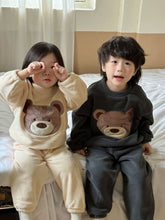Load image into Gallery viewer, Children's Cartoon Warm Home Clothes Set