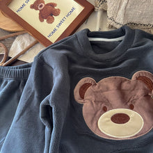 Load image into Gallery viewer, Children's Cartoon Warm Home Clothes Set